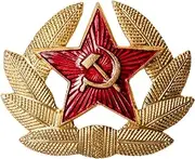 [BELEON] Soviet Pin WW2 Communist Sickle And Hammer Pin Star KGB Pin Russian Hat Badge USSR Russian Insignia