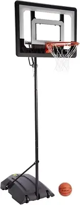 Durable Outdoor Pro Mini Basketball System with Adjustable Height and Wheels