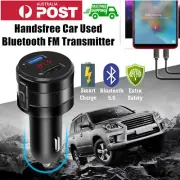 Handsfree Wireless Bluetooth FM Transmitter Car Charger USB MP3 Player Audio Oz