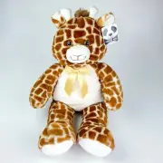RARE Peek-A-Boo Toys LARGE 32" Giraffe Plush Stuffed Animal Yellow Bow w/ Tags