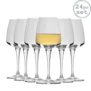 White Red Wine Glasses Drinking Bormioli Rocco Aurum Glass 350ml - Set of 24