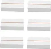LOPUNER 6pcs Wood Place Card Holders Stylish Business Card Stands Retro Design for Menus Photos Notes for Parties Events