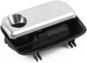 Car Interior Dash Glove Box Lock Storage Box Handle, for Porsche, for MACAN, 95B Cayman 981, for Panamera, 970 Spare Parts Parts 95B857095F A Glove Box Opening Handle(BlackSilver)