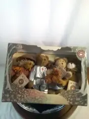 Boyds Bears The wonderful Wizard Of Oz with Toto 4 Piece Collector Set Vintage