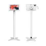 Tablet Kiosk Floor Stand, All Metal Rotate Lockable - Compatible with 10.9" i...