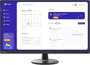Lenovo C32u-40 Monitor - 31.5-inch, 4K WLED, 60Hz, Anti-Glare Screen, Eye Comfort, Raven Black, 63DAGAR2AU