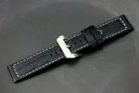 在飛比找Yahoo!奇摩拍賣優惠-艾曼達精品~22mm直身加長版,panerai飛行軍錶風格白