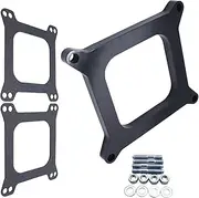 DERAPY 1/2" Phenolic Carburetor Spacer R9139 Replace Open Center 0.5" Square Bore Carb Spacer Compatible with Holley 4150/4160