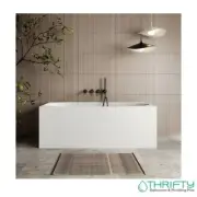 CASSA New Multi Corner Back To Wall Freestanding Bath 1400MM GLOSS WHITE