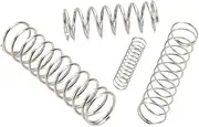 4pcs 1.6mm Wire Diameter Stainless Steel Spring Compressed Springs Pushing Coil Flexible Elastic Pressure Ring 10mm-50mm Lenght 10mm-14mm OD(35mm,13mm)
