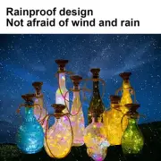 Led Solar String Stopper Lamp Square Solar Stopper Lamp (six Packs Of Warm White