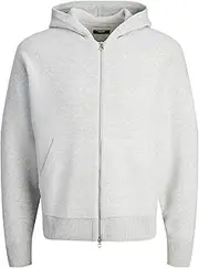 JACK & JONES Men's Jcocover Knit Zip Hoodie