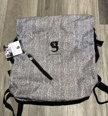 Geckobrands Hybrid Lightweight Backpack - Static Grey & Black NWT