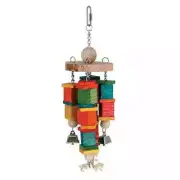 Large Wind Chime Bird Toy, Macaw or Cockatoo Sized Birds, Large Parrot Bird Toy