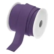 1 Inch Double Fold Bias Tape Cotton Bias Tape(Dark Purple 25 Yards)