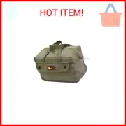 Waxed Canvas All Purpose Military Style Duffle Bag, Water-Resistant, Adjustable