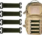 Backpack Fasteners Pack of 4 Universal Soft Backpack Attachment Strips Simple Lightweight Accessories Patches Display Strips for Backpacks