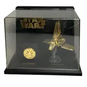 1996 Star Wars Micro Machines 24K Gold Plate IMPERIAL SHUTTLE Emblem Galoob Toys