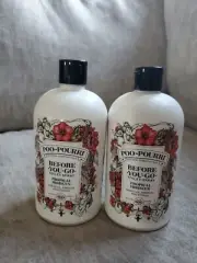 Poo-Pourri Before-You-Go Toilet Spray, Tropical Hibiscus, Refill 16oz X2