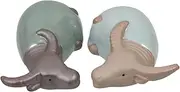 HIAKDOFT 2Pcs Buffalo Flowerpot Decor Cute Animal Shape Landscape Ornament for Adornment Durable Compact Succulent Pot for Shelf Table Decoration