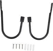 Vaguelly 2pcs Wall Mounted Curtain Holdbacks Decorative Metal Tieback Hooks for Organizing Drapery Living Rooms Bedrooms Weddings Easy Installation Sturdy Design