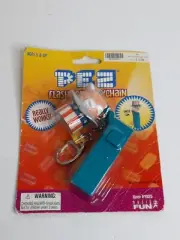 PEZ Uncle Sam Flashlight Keychain Keyring retired Classic SEALED - 2003 -