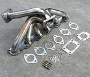 GOWE Turbocharger Manifold For RB30 Engine Top Mount T3 Flange Turbocharger Manifold+50MM Wastegate Flange Gasket