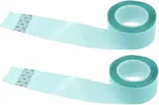 Hair Extensions Adhesive Tape 2 Pcs Blue Double Sided Tape Wig Tool Waterproof No Trace Human Hair Extensions Tape in Mustache Tape Kit