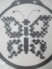Vintage snow flaking kit Paragon Beginners level Butterfly