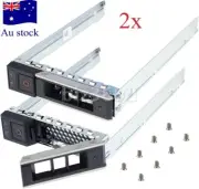 2X New For Dell gen14 Poweredge Server R740 R740xd LFF 3.5" HDD Tray Caddy X7K8W