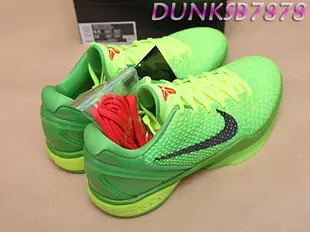 2020 NIKE KOBE VI 6 PROTRO GRINCH 青竹絲 ZOOM TURBO CW2190-300