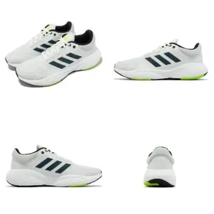 【adidas 愛迪達】慢跑鞋 Response 男鞋 白 黑 緩震 透氣 運動鞋 愛迪達(IF7252)