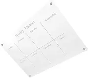 COHEALI Magnetic Dry Erase Board Acrylic Fridge Reminder Easy to Clean for Family Friends