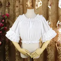 在飛比找ETMall東森購物網優惠-lolita原創洛麗塔圓領短袖洋裝