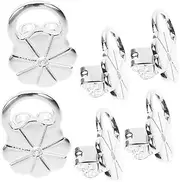 WESIEVYA 3 Pairs Adjustable Earring Lifters for Droopy Ears Comfortable Earring Backs Enhance Comfort Support Your Style