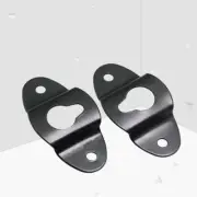 2 PCs Metal Hook Black Bracket For Surround Speaker Connector Wall Mount DIY