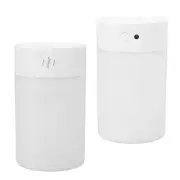 USB Humidifier Luminous 5V Car Fog Humidifier 260ml Diffuser White