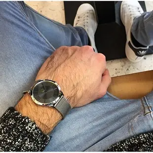 全新正品 CK錶 Calvin Klein Minimal 米蘭帶_DW 錶 40CMM 情侶對錶 K3M21126白面