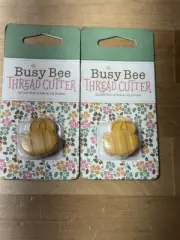 2 QTY - Busy Bee Adhesive Backed Thread Cutter by Lori Holt Of Bee In My Bonnet
