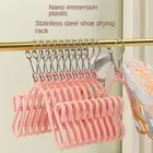 Double Hook Clothes Storage Hook Anti Slip Shoe Hanger Cupboard