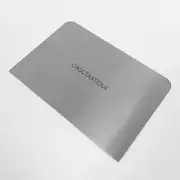 Cake Side Scraper Decorating Icing Plain Edge Choctastique Steel 4.8",7.2",9.2