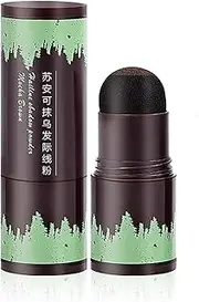 RUNQHUI 1Pc Hair Concealer Stick Smudge Proof Transfer Resistant Lightweight Formula Smooth Texture For Natural Hairline Coverage Brown One Size