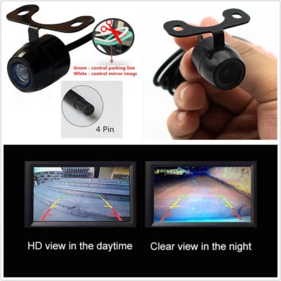 12V Universal 170° Wide Angle HD Car SUV Side Rearview Reversing CCD Camera Kit (for: MG)