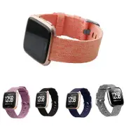 Large Size Replacement Band For Fitbit Versa 2 Fabric Canvas Watch Strap Wristband
