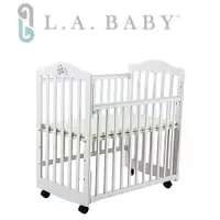 在飛比找PChome24h購物優惠-【美國 L.A. Baby】蒙特維爾小床嬰兒床/實木/原木床