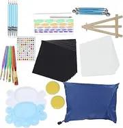 Mandala Dotting Tools Set Snacks Bag Bag 58Pcs Set Paint Painting Dot Stencil Kits Stencils Color Kits