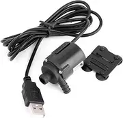 KOSDFOGE USB Micro Brushless Water Pump, DC4V 6V 0.6 1.8W 150L/H Mini Submersible Water Pump Micro Water Cooling Pump for Fountain Aquarium Circulating