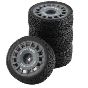 1/10 RC Racing Car Tire Rally on Road Tyre Plastic Wheel for HSP Upgrades Parts