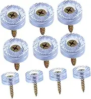 WHAMVOX 20Pcs Non-Slip Rubber Furniture Feet with Screws Anti-Slip Chair Leg Pads for Tables Desks and Sofas Durable Non-Skid Furniture Legs for Enhanced Stability