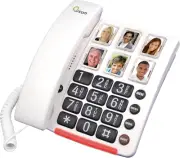 CARE80 Amplified Phone with Picture Dialling - Corded Phone One-Touch Picture Me